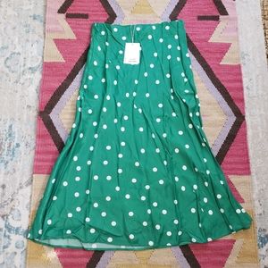 Paris Atelier & other Stories Satin Polka Dot Skirt Size 8